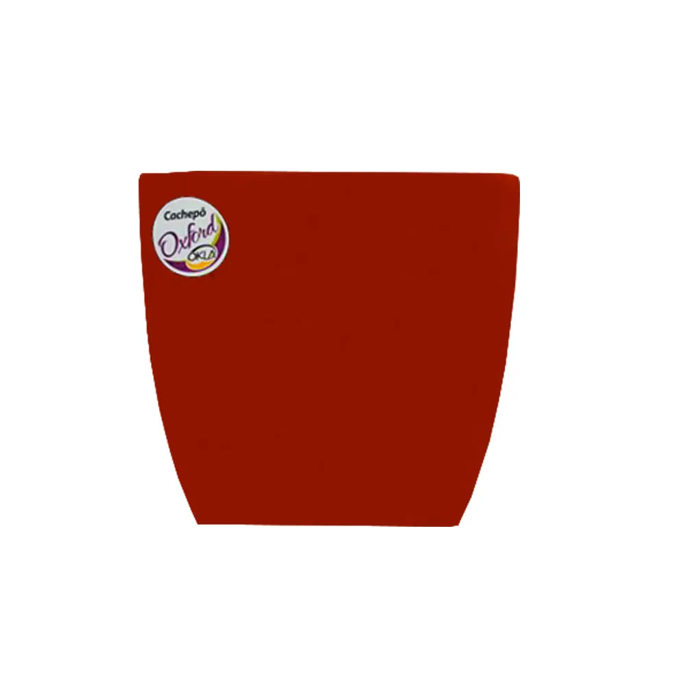 Vaso Oxford Quadrado FG Import Vermelho — foto 2