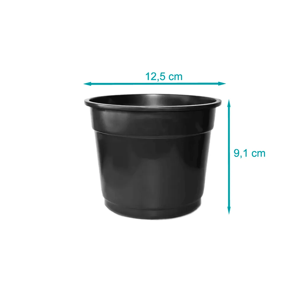 Vaso Plástico Simples Preto Nutriplan — foto 4