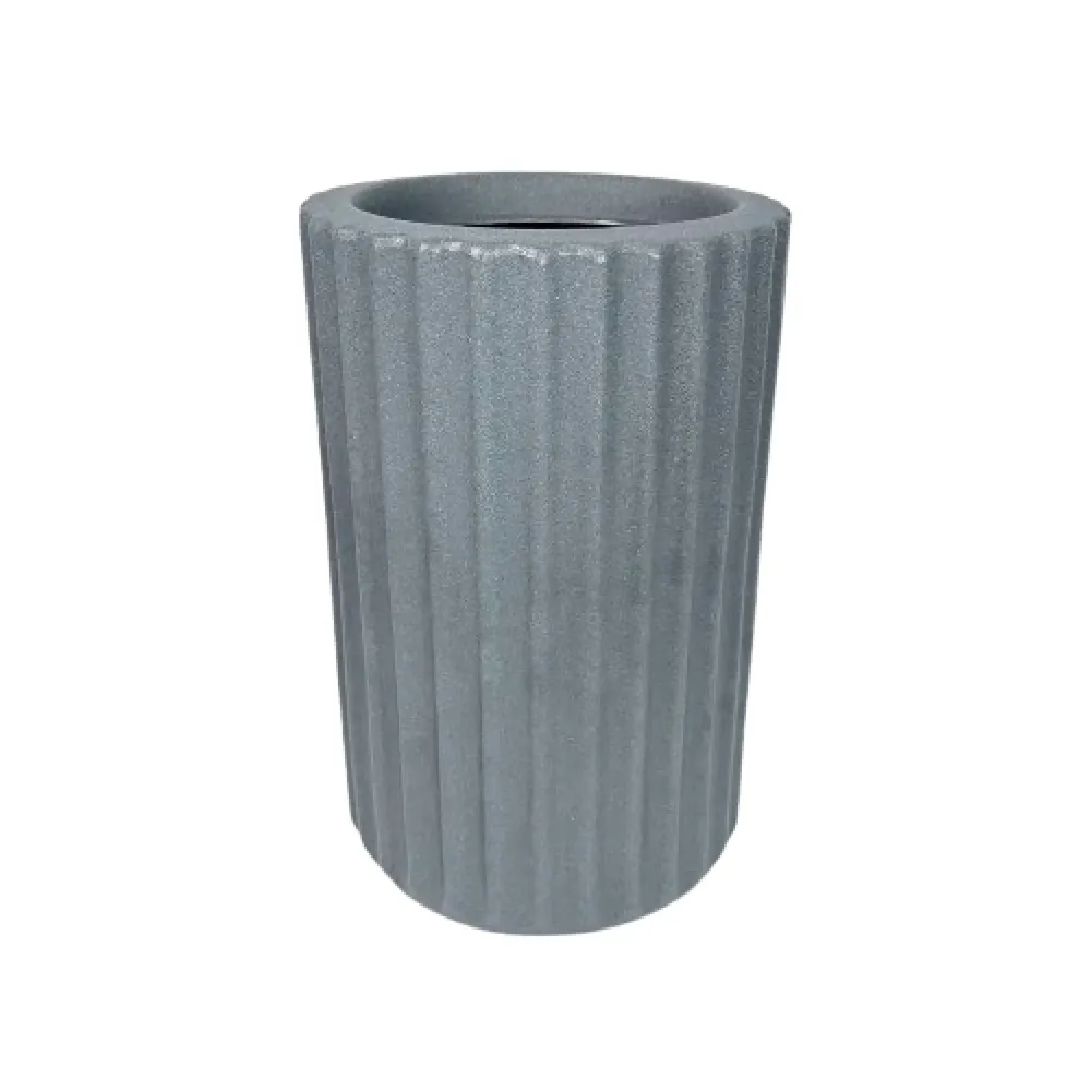 Vaso Roma Frisado Chumbo Vasos Vogue — foto 2