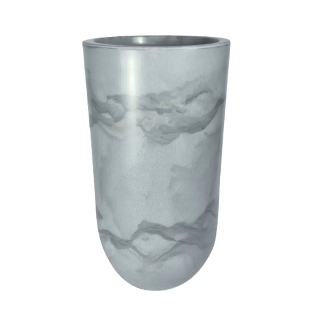 Vaso Sintra Branco Carrara Vasos Vogue — foto 2