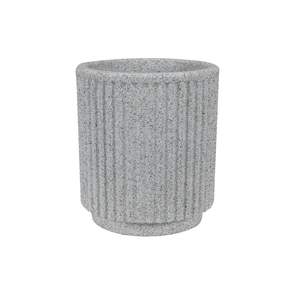 Vaso SP27 Cilindro Fosco 20 x 23cm Branco Vasart