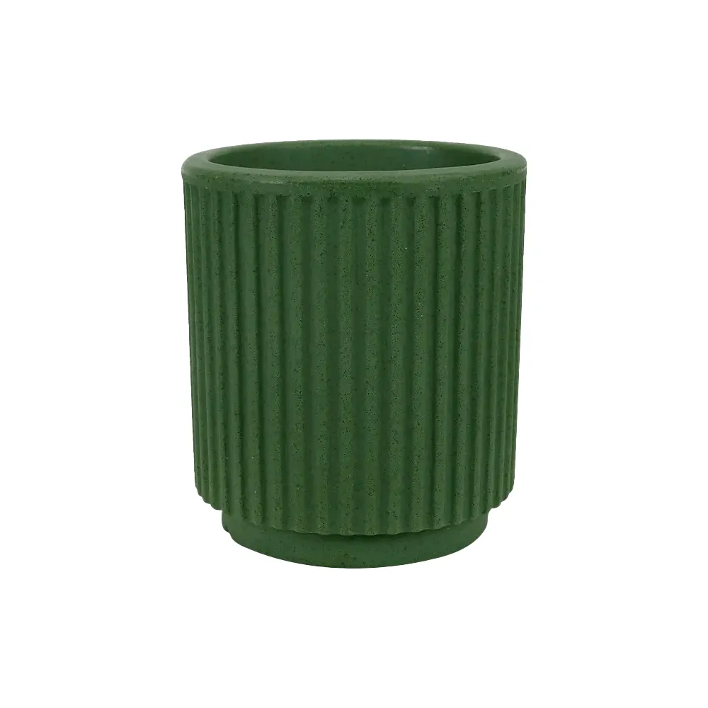 Vaso SP27 Cilindro Fosco 20 x 23cm Verde Vasart