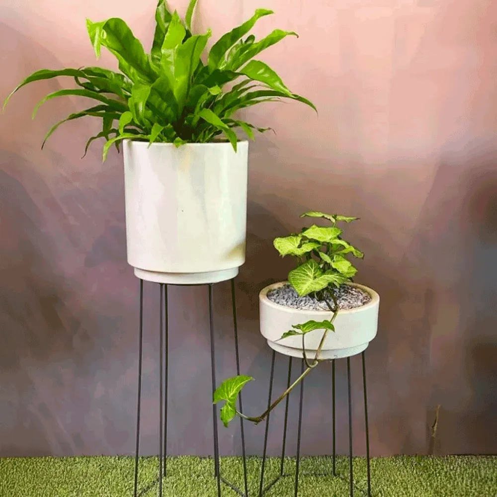 Vaso Urban Rio 25 x 25cm Preto Vasart — foto 2