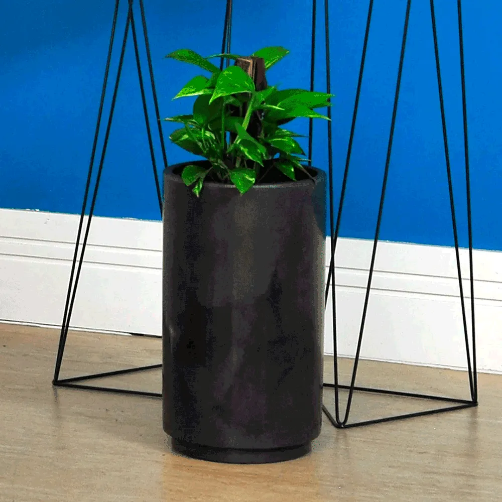 Vaso Urban Rio 25 x 40cm Preto Vasart — foto 2