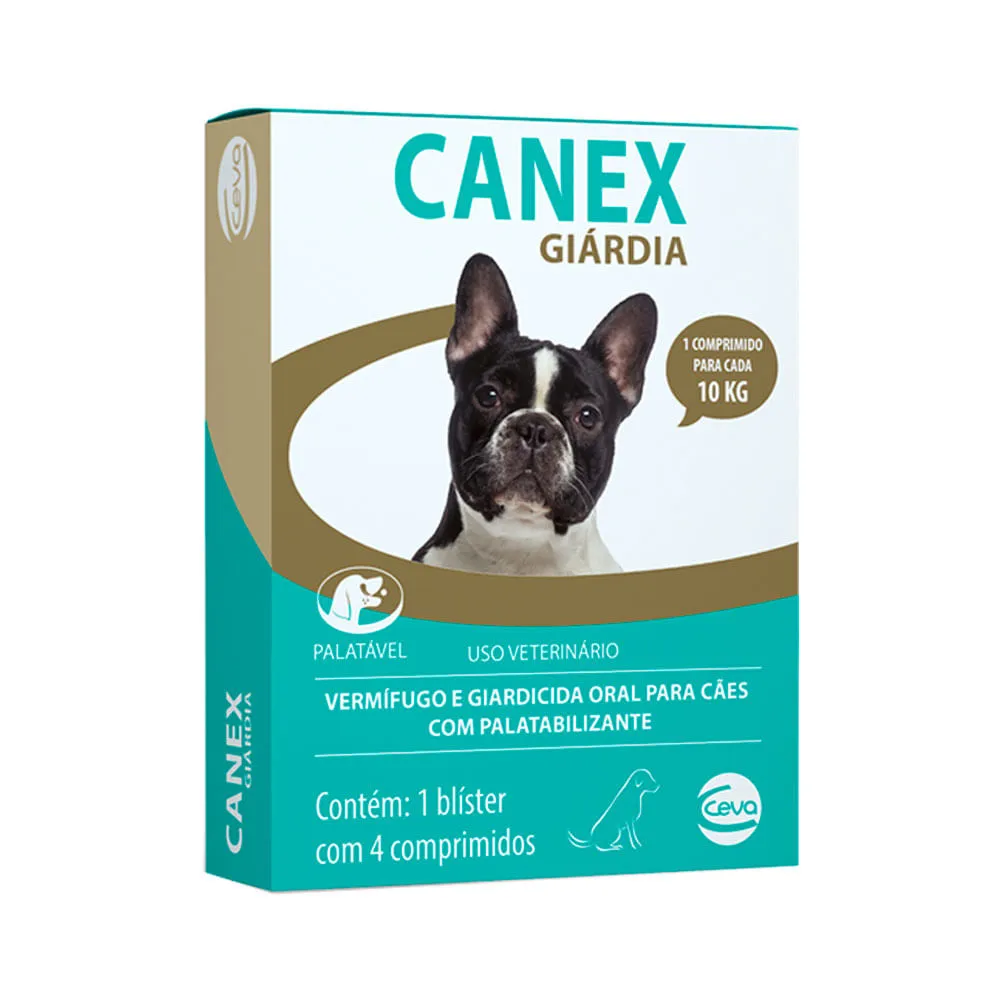 Vermífugo Canex Giárdia para Cães