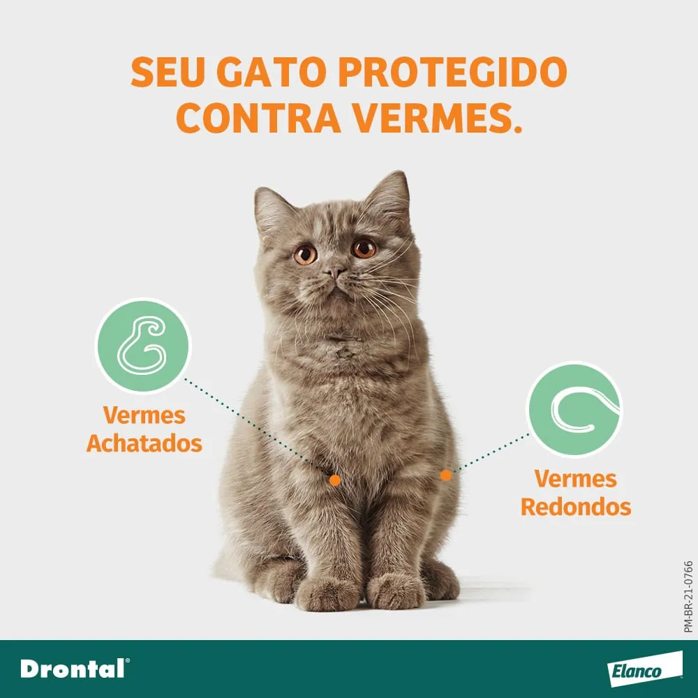 Drontal Vermicida para Gatos Elanco — foto 2