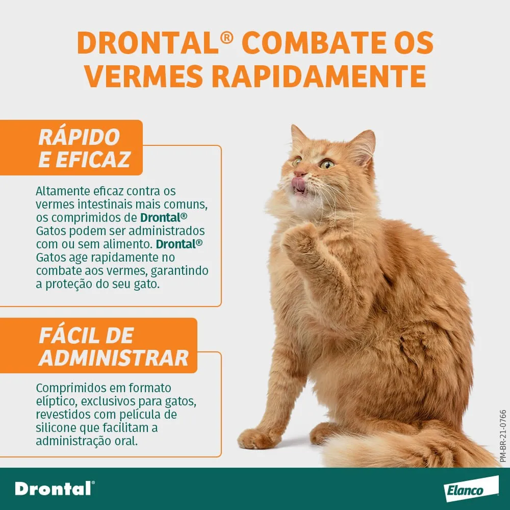 Drontal Vermicida para Gatos Elanco — foto 3