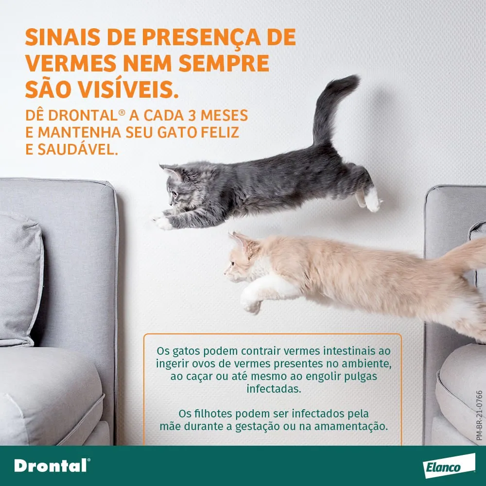Drontal Vermicida para Gatos Elanco — foto 4