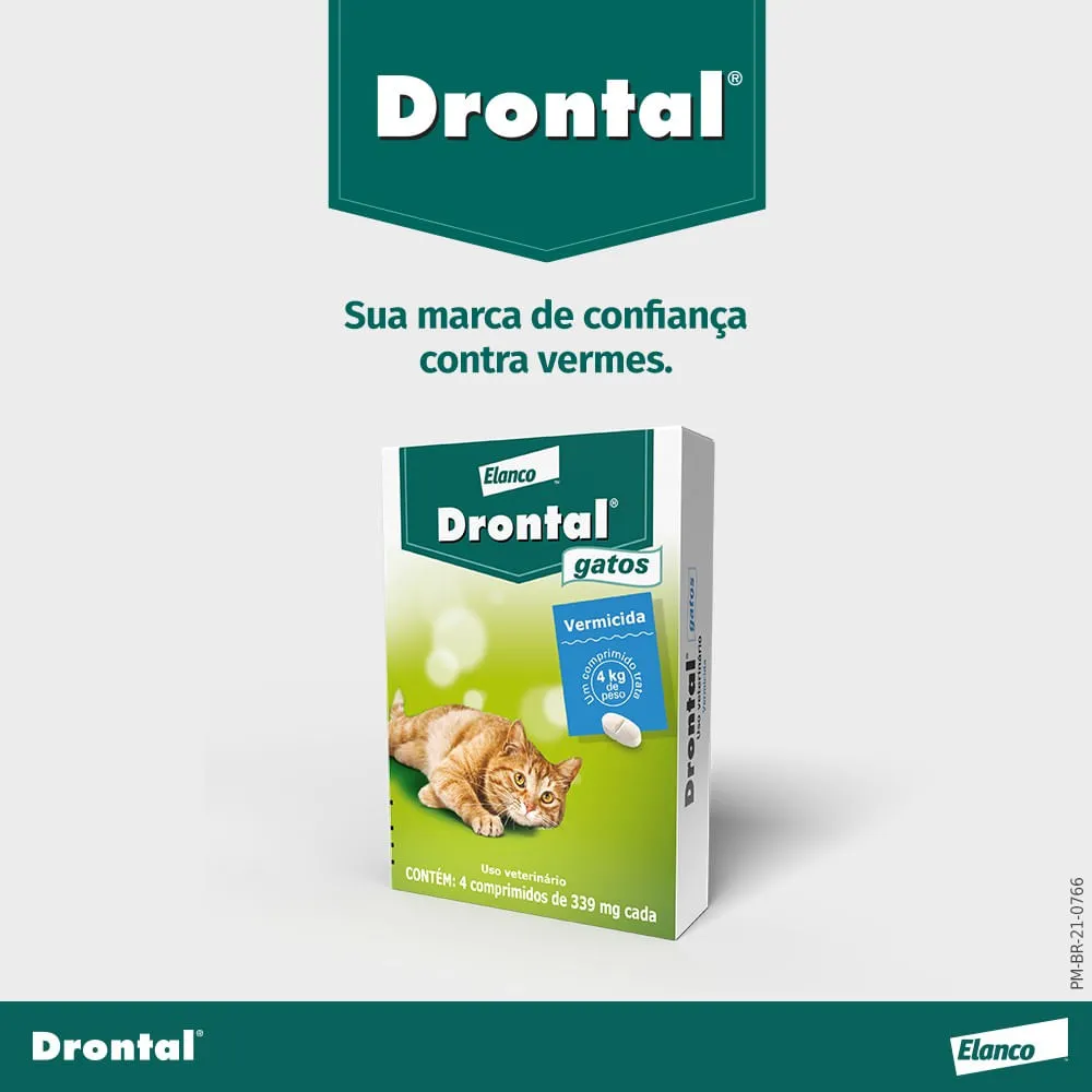 Drontal Vermicida para Gatos Elanco — foto 5