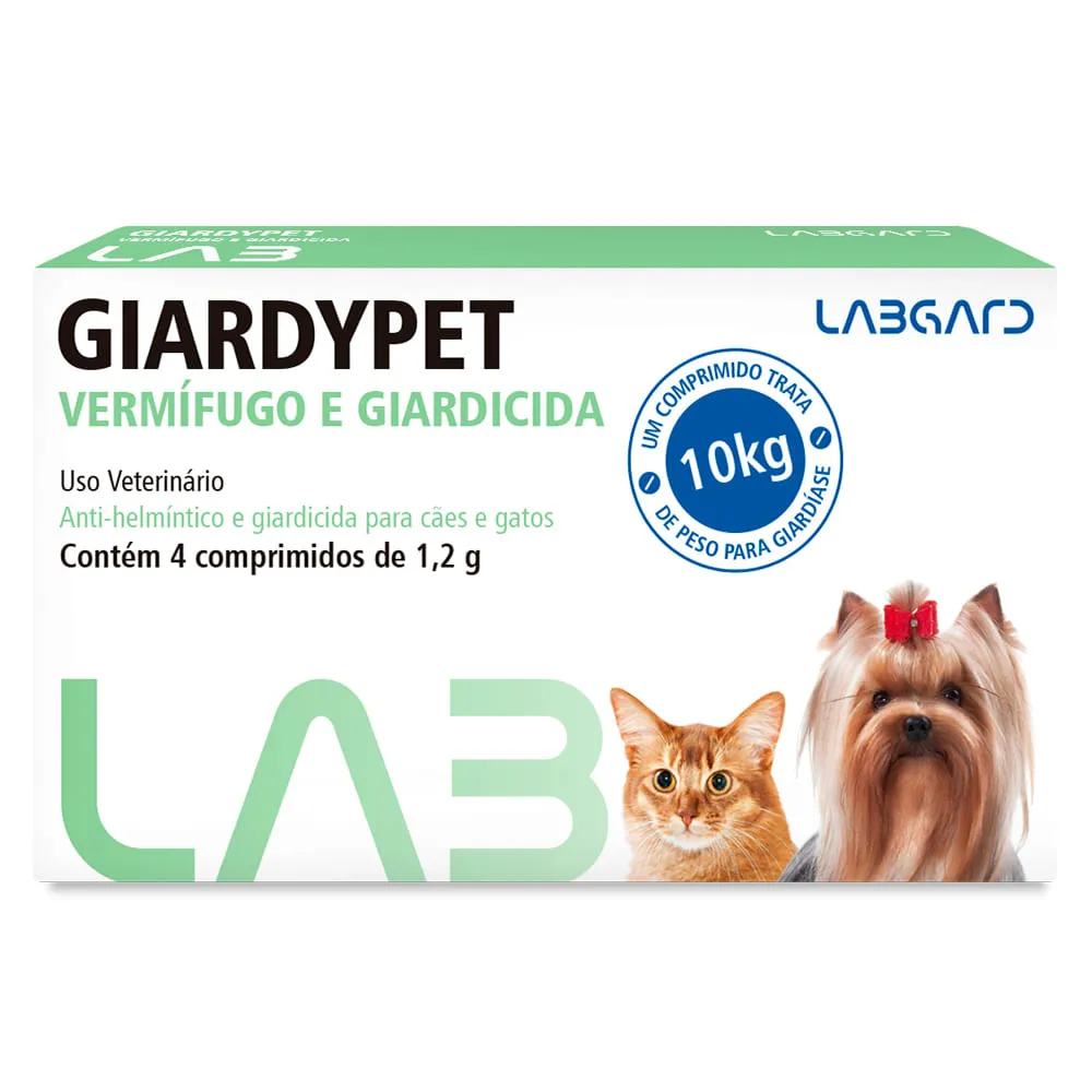 Giardypet Vermífugo e Giardicida Labgard