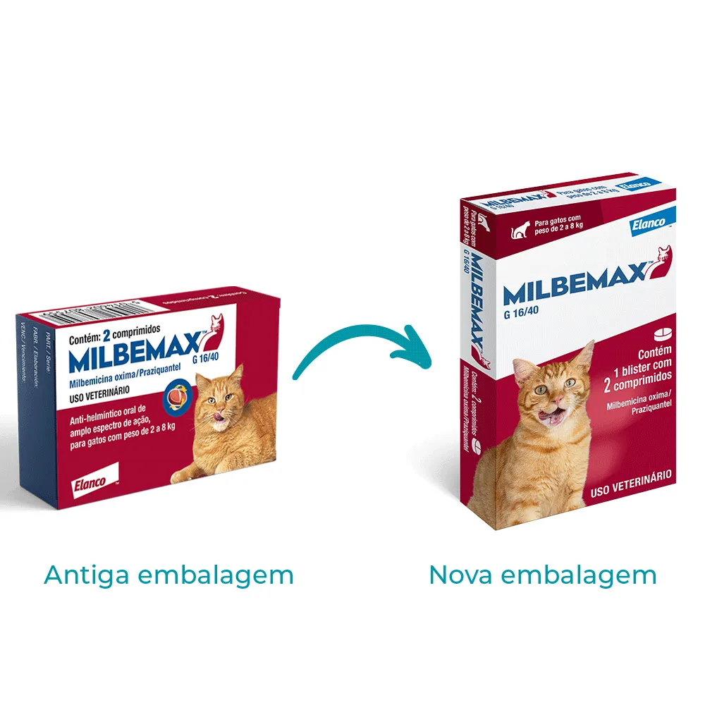 Vermífugo Milbemax G Gatos 2 a 8kg — foto 2
