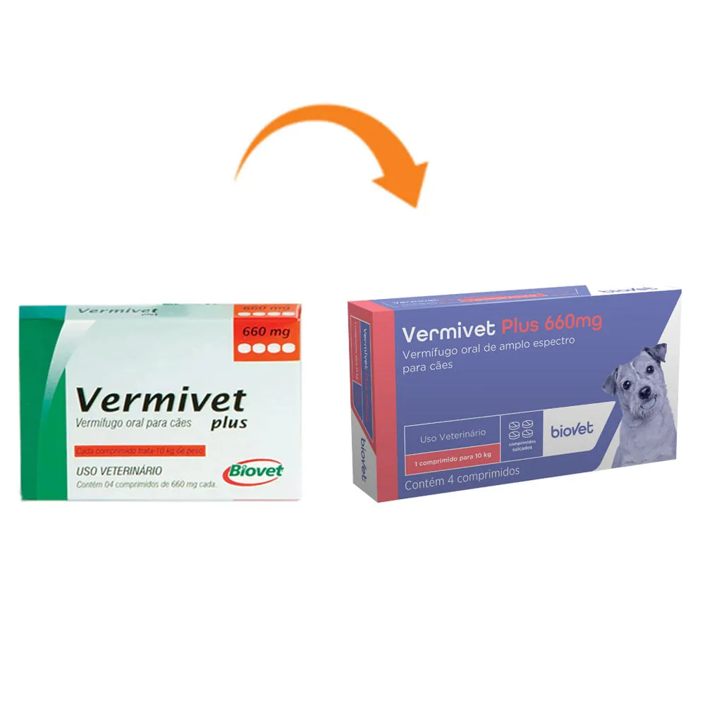 Vermífugo Vermivet Plus 660 mg Biovet — foto 2