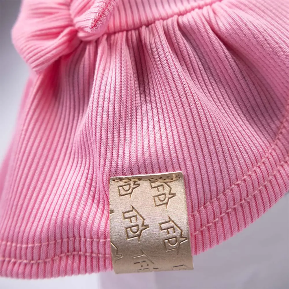 Vestido Canelado Rosa Fábrica Pet — foto 5