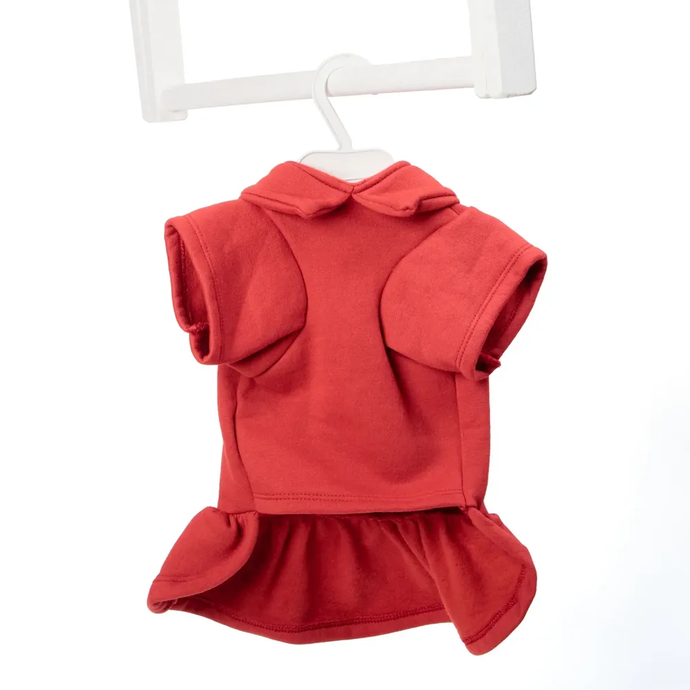 Vestido de Moletom Bichinho Chic Terracota — foto 4