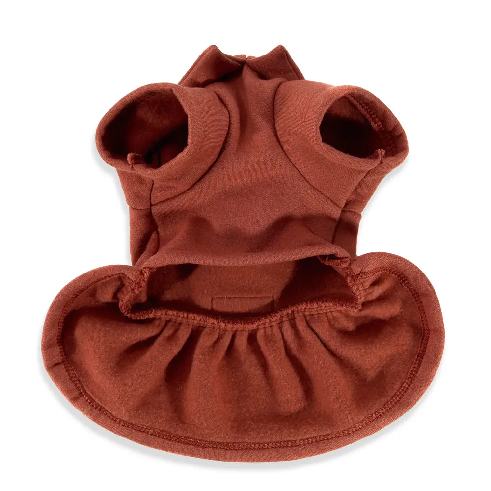 Vestido de Moletom Bichinho Chic Terracota — foto 6