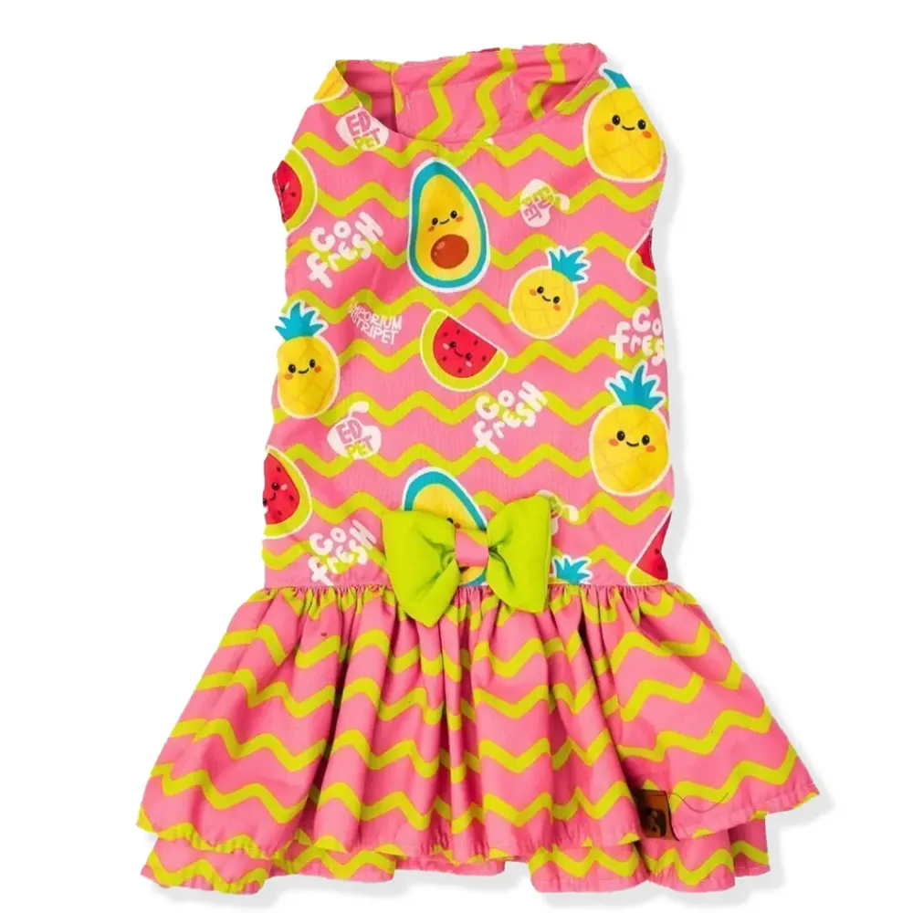 Vestido Fruits Emporium Distripet Rosa — foto 4