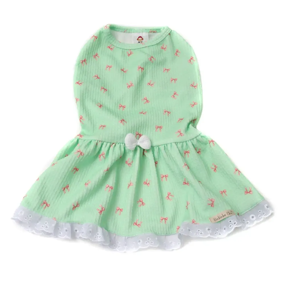Vestido Lacinhos Bichinho Chic Verde — foto 2