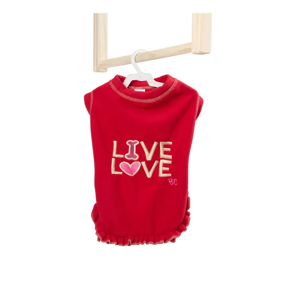 Vestido Live Love Vermelho Bichinho Chic — foto 3