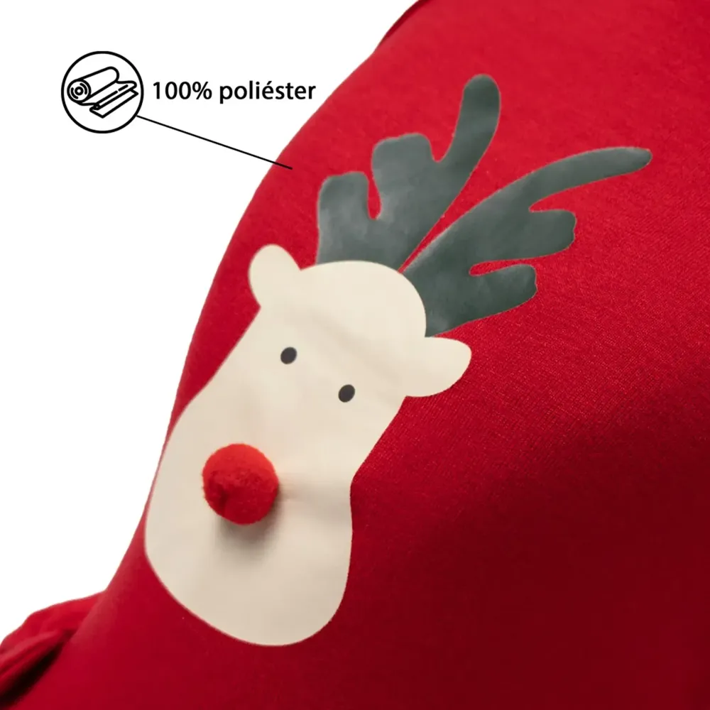 Vestido Natal Rena Vermelha Fábrica Pet — foto 4