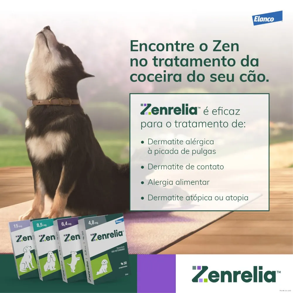 Zenrelia 15mg Tratamento para Coceira em Cães — foto 4