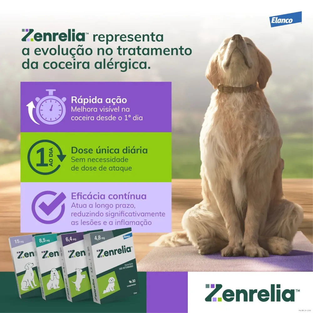 Zenrelia 4,8mg Tratamento para Coceira em Cães — foto 5